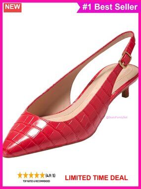 Cole Haan 35mm Slingback Pump Chunky High Heel Cushioned